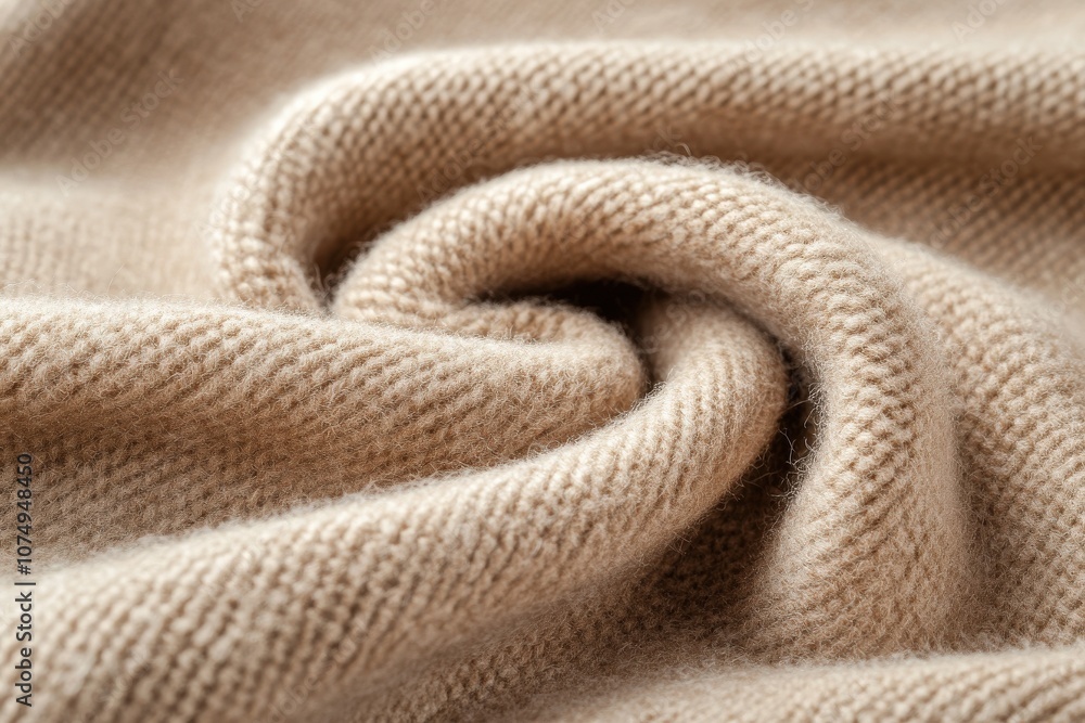 A close-up of soft, beige fabric, showcasing its texture and cozy feel. A close-up of soft, beige fabric, showcasing its texture and cozy feel.