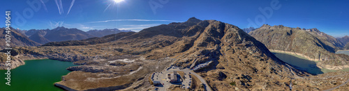 Blick auf die Grimselpasshöhe inkl. Totensee, 10.11.2024, Schweiz photo