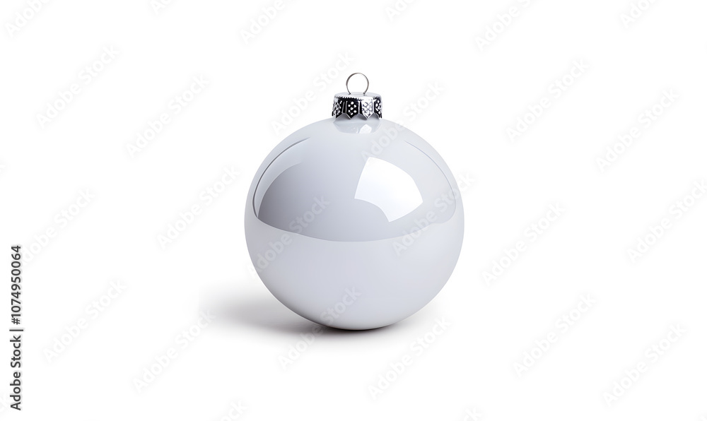Shiny color Christmas ball isolated on a white background Shiny color Christmas ball isolated on a white background