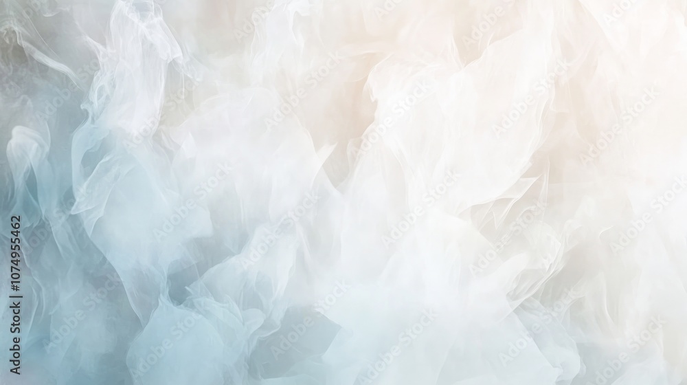 Obraz premium Abstract white smoke texture on vintage backdrop