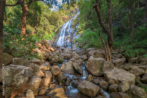 Bee Fall is a famous waterfall in Pachmarhi, Madhya Pradesh, India.