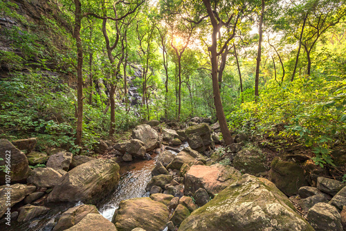 Bee Fall is a famous waterfall in Pachmarhi, Madhya Pradesh, India.