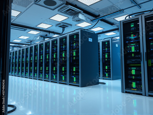 server racks in data center