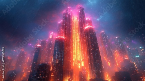 Cyberpunk Cityscape