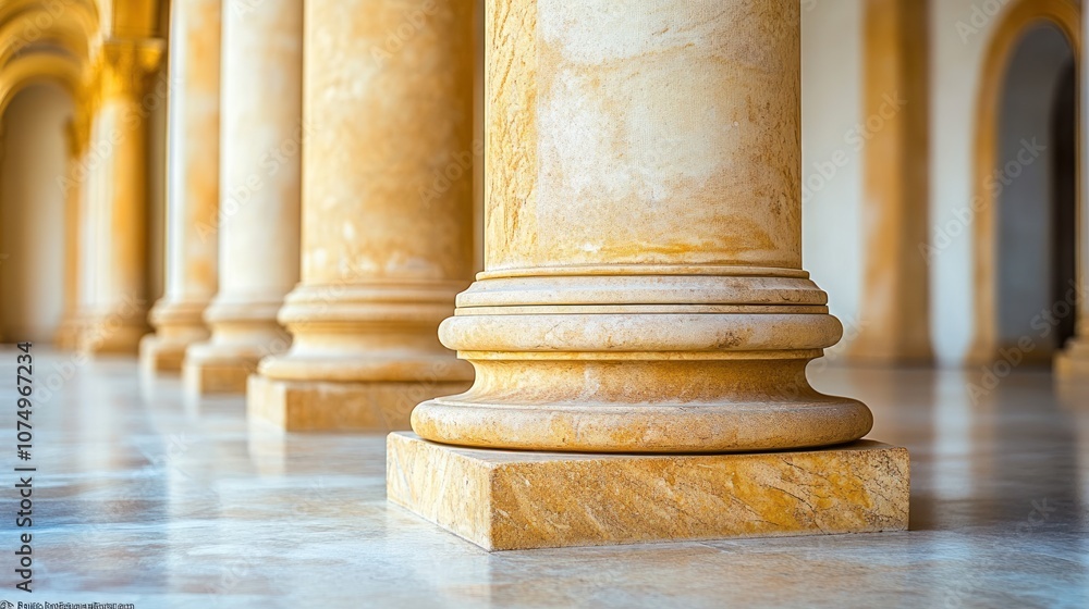 Stone Columns in Architectural Perspective Stone Columns in Architectural Perspective