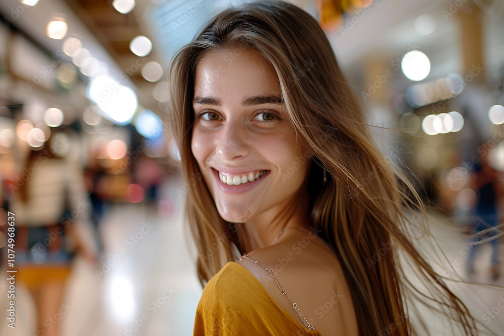 Obraz premium Designed with generative ai image of person or customer in shop outfit search