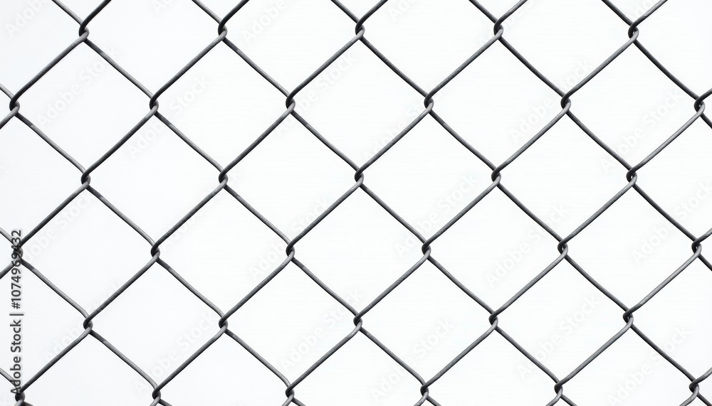 Fototapeta premium Chain Link Fence Pattern
