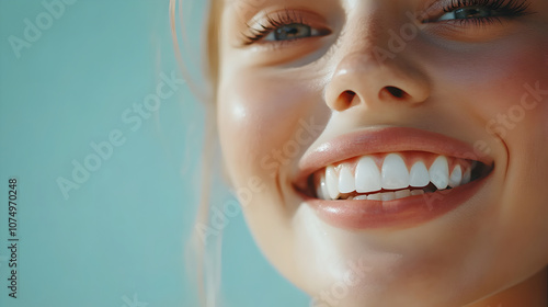 Healthy White Smile for Dental Care Ads
 photo