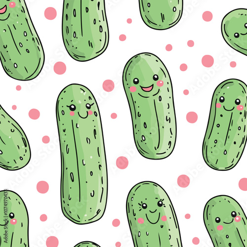 Cute Pickle Pattern