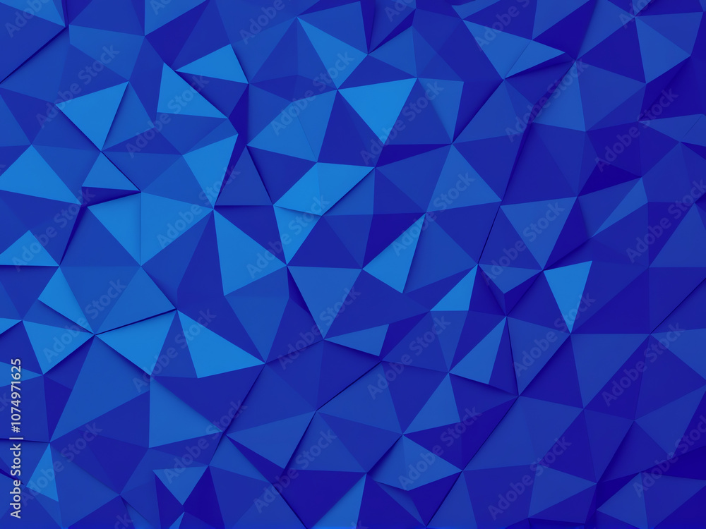 Obraz premium abstract blue triangles background