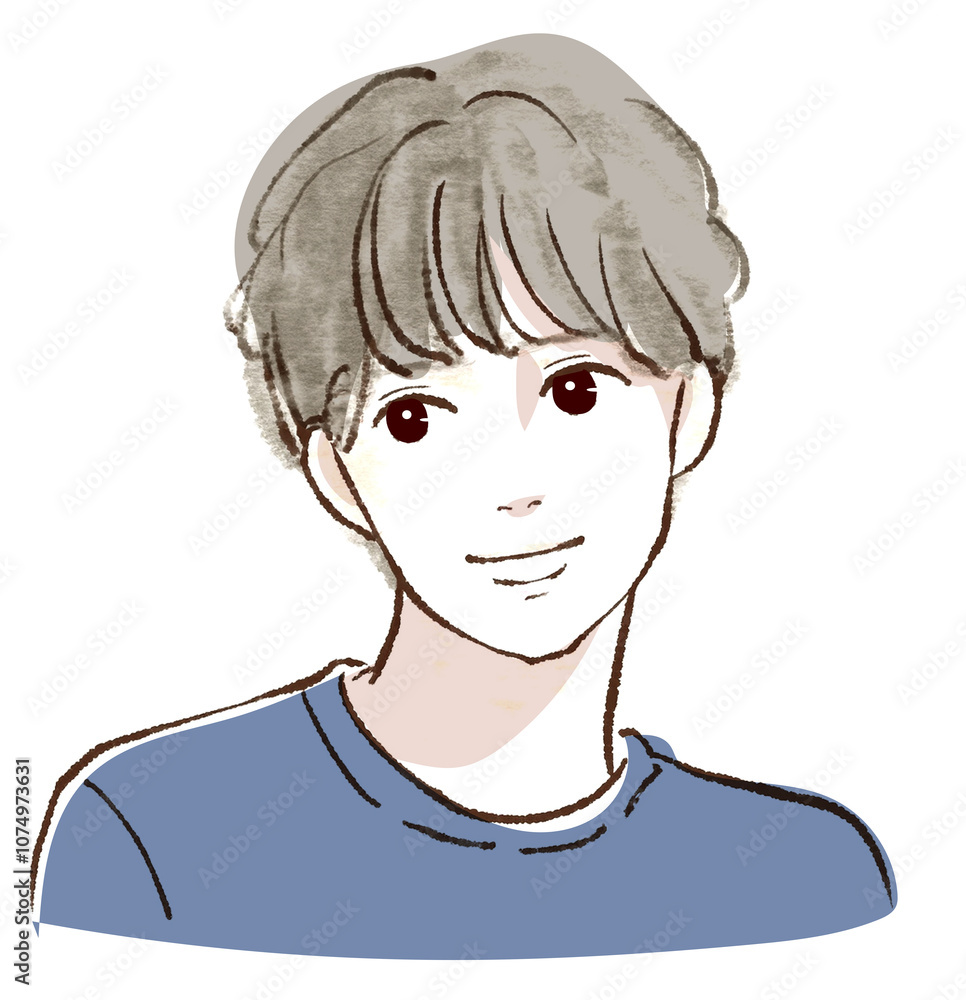 男性・男の子のイラスト素材 男性・男の子のイラスト素材
