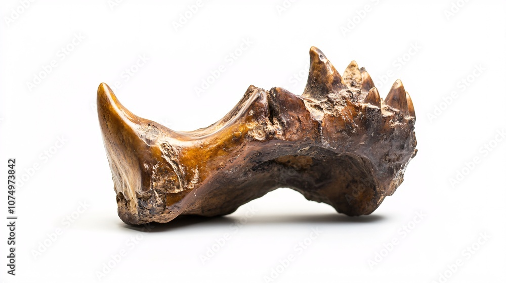 Ancient Echoes: Prehistoric Jawbone Fossil - A Glimpse into Earth's Primordial Wildlife Ancient Echoes: Prehistoric Jawbone Fossil - A Glimpse into Earth's Primordial Wildlife