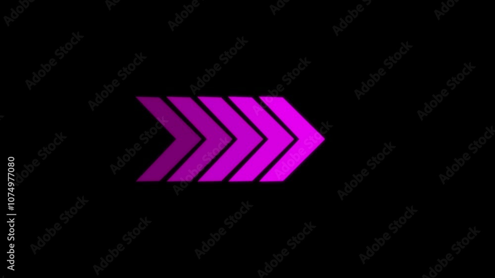 Right-directional red arrow loop animation. Animated arrows for the overlay video layer. Arrow direction sign animation moving on a transparent background. Right-directional red arrow loop animation. Animated arrows for the overlay video layer. Arrow direction sign animation moving on a transparent background.