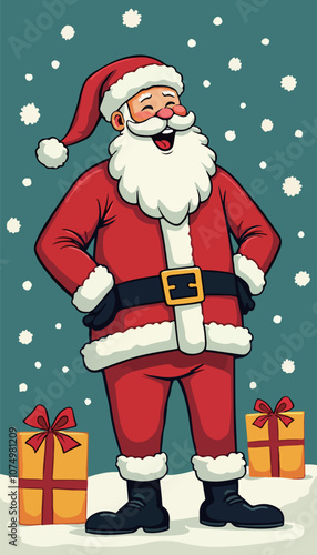 Santa Claus Holiday Cartoon