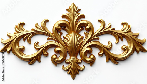 Exquisite Gold Ornament Design