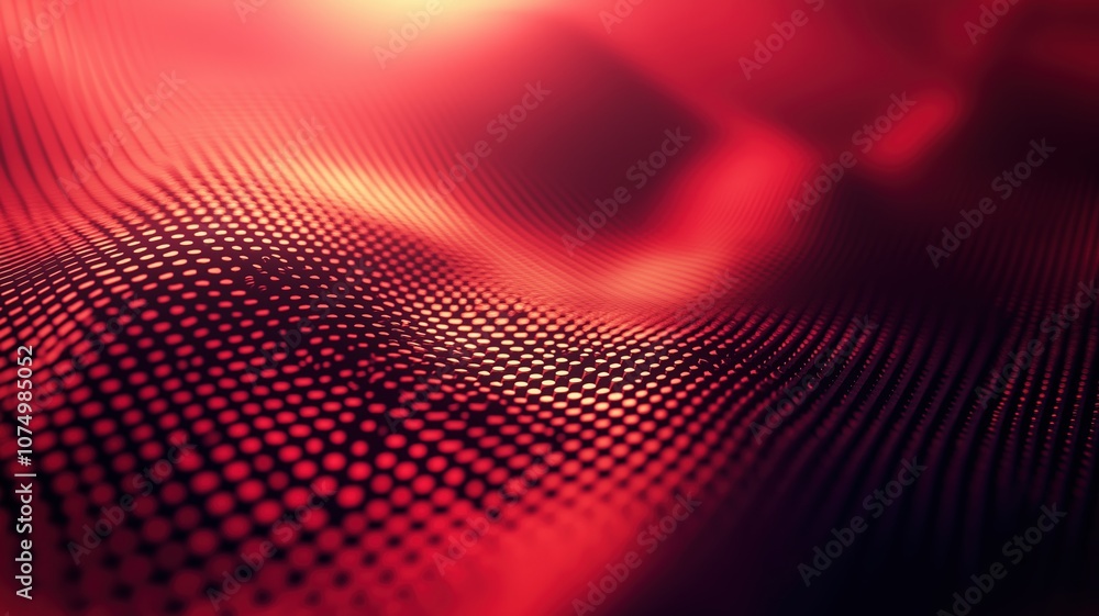Obraz premium Abstract Red Patterns Create a Mesmerizing Flow