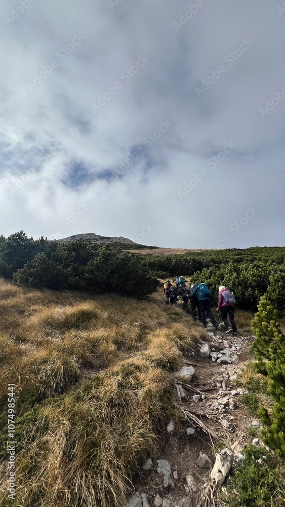 Obraz premium Velebit mountain Croatia Sveto Brdo hiking nature landscape