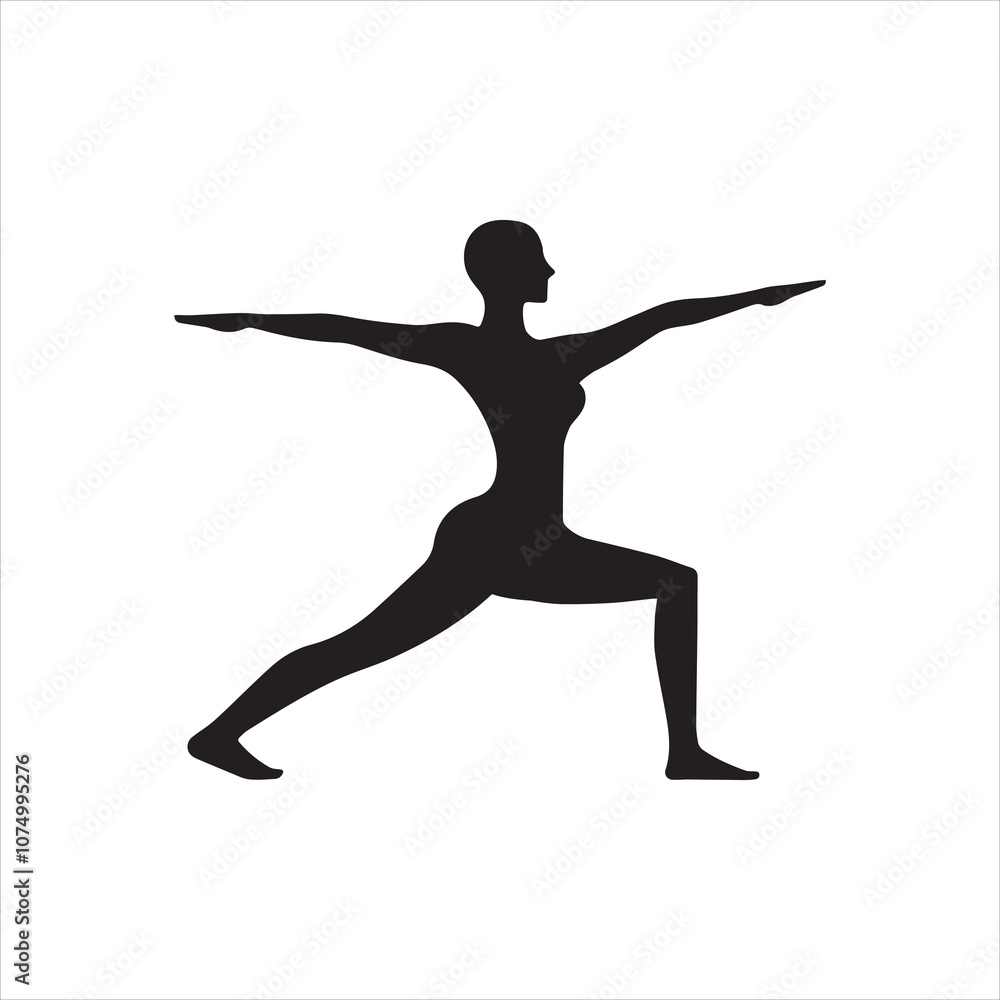 Graceful Movement Physical Exercise Silhouette in Vector Form
Graceful Movement Physical Exercise Silhouette in Vector Form