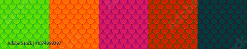 Dragon scale seamless pattern. Seamless texture background