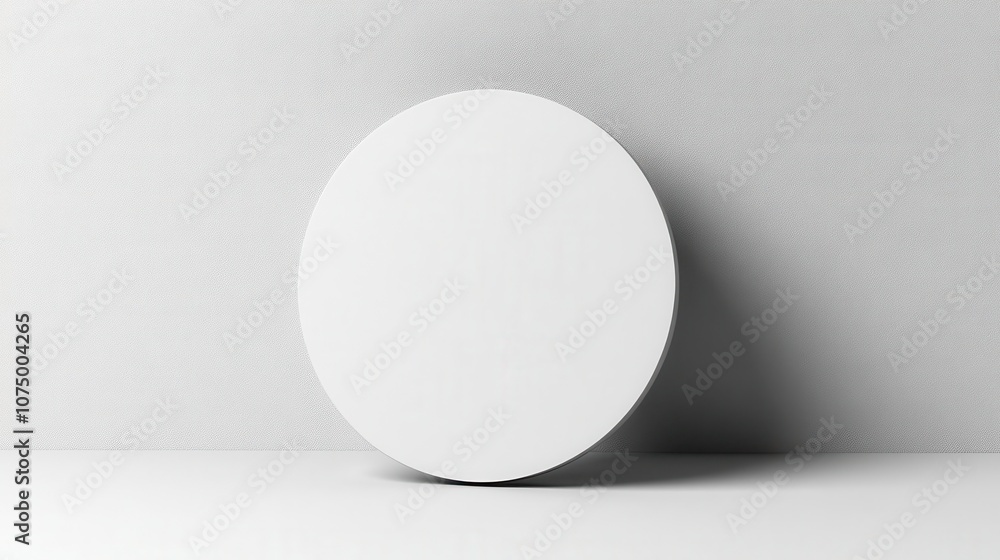blank white round paper sticker label isolated on a clean white background, offering a versatile space for branding or creative designs blank white round paper sticker label isolated on a clean white background, offering a versatile space for branding or creative designs