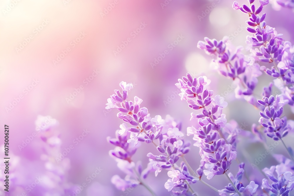 Obraz premium Light lavender gradient background