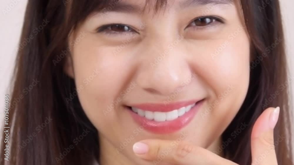 cute and adorable expression of very beautiful Asian women makes the heart happy cute and adorable expression of very beautiful Asian women makes the heart happy