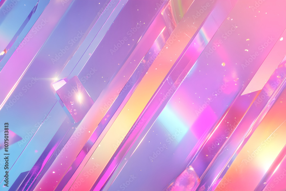 Sparkling Crystal Diamonds in Pastel Holographic Light. Abstract Iridescent Gemstones with Bokeh in Dreamy Colors. Magical Crystal Texture with Holographic Light and Bokeh Effect Sparkling Crystal Diamonds in Pastel Holographic Light. Abstract Iridescent Gemstones with Bokeh in Dreamy Colors. Magical Crystal Texture with Holographic Light and Bokeh Effect