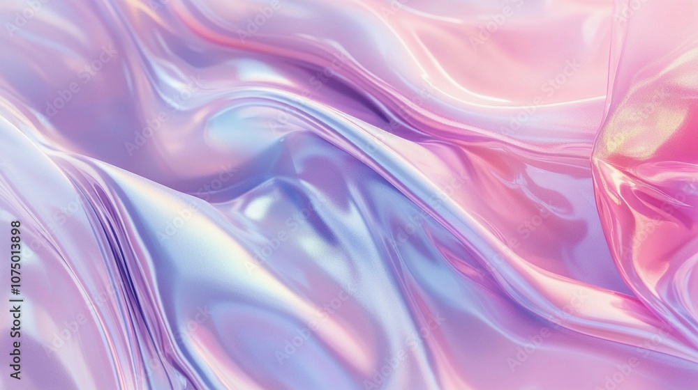 Soft Holographic Background in Pastel Pearl Tones. Iridescent Silk Texture Dreamy Pastel and Pearl Shades. Abstract Shimmering Holographic Waves in Soft Pastel Colors Soft Holographic Background in Pastel Pearl Tones. Iridescent Silk Texture Dreamy Pastel and Pearl Shades. Abstract Shimmering Holographic Waves in Soft Pastel Colors
