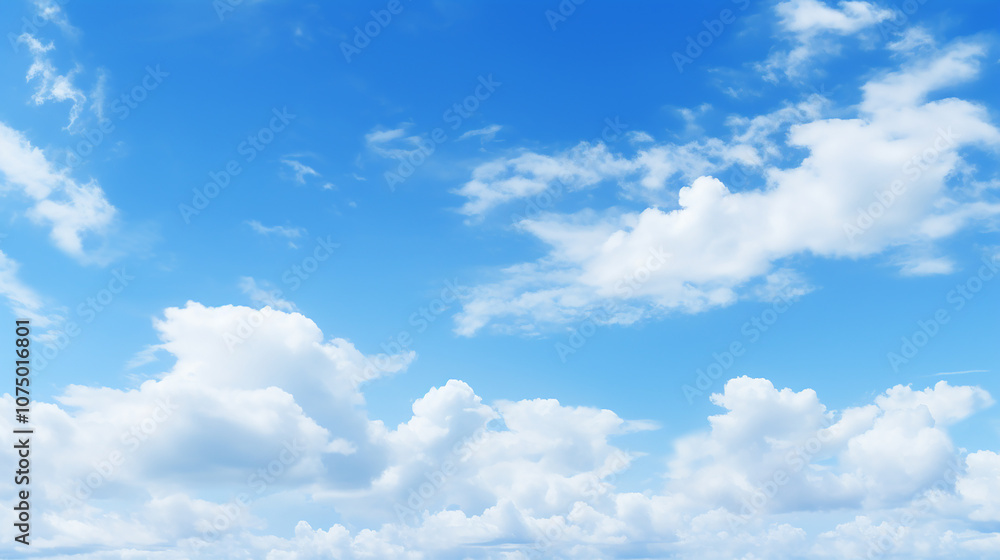 青空と白い雲 青空と白い雲