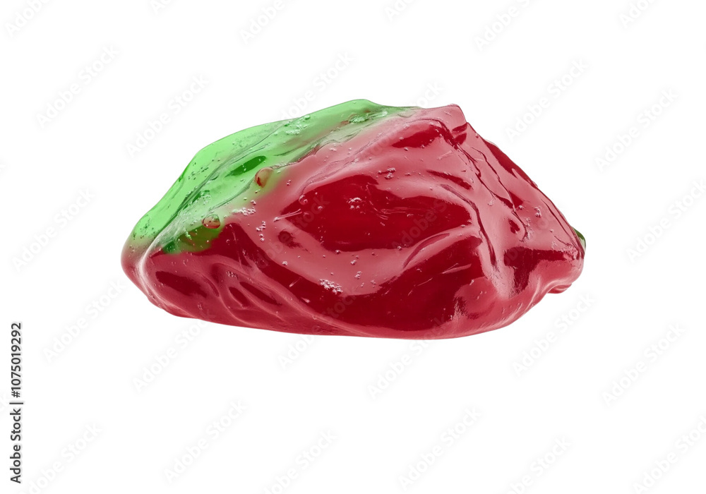 a large blob of red and green slime, a large blob of red and green slime,