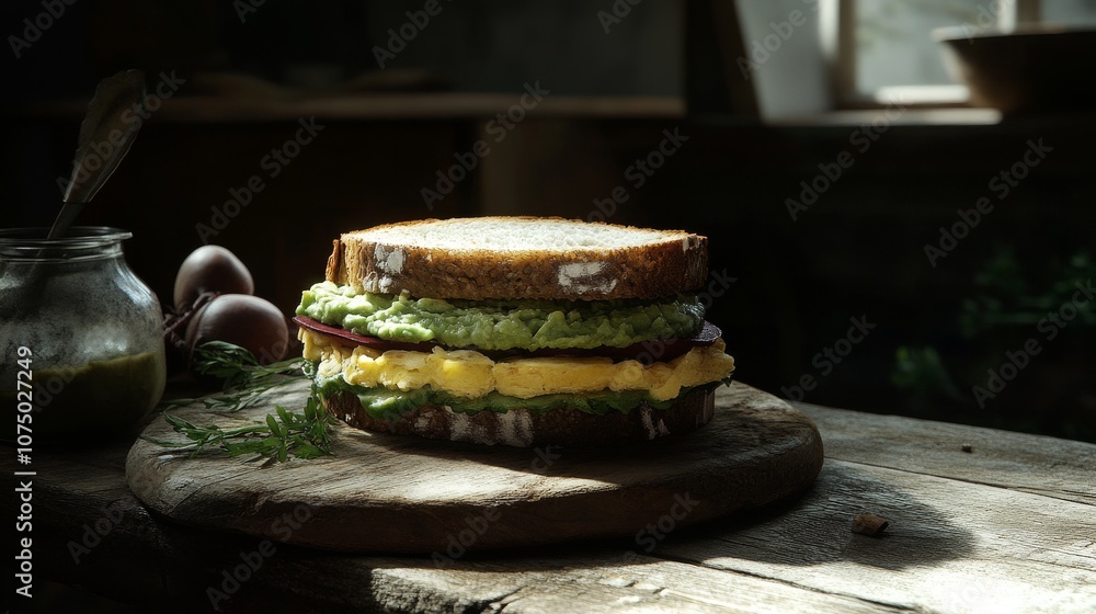 The kanapka contains healthy ingredients and excellent taste. The kanapka contains healthy ingredients and excellent taste.
