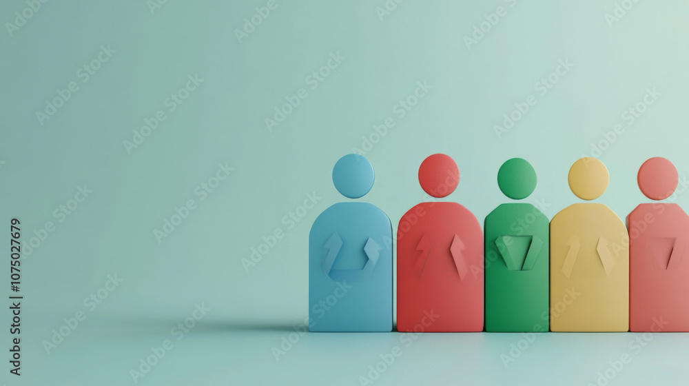 Sustainable Business Metrics and Transparency Icons in Balanced 3D Design Sustainable Business Metrics and Transparency Icons in Balanced 3D Design