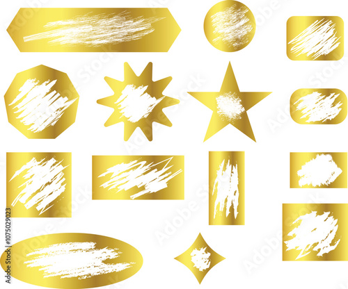 Scratches on golden tickets. Lottery scratch ticket, win in fortune game. vector eps10
