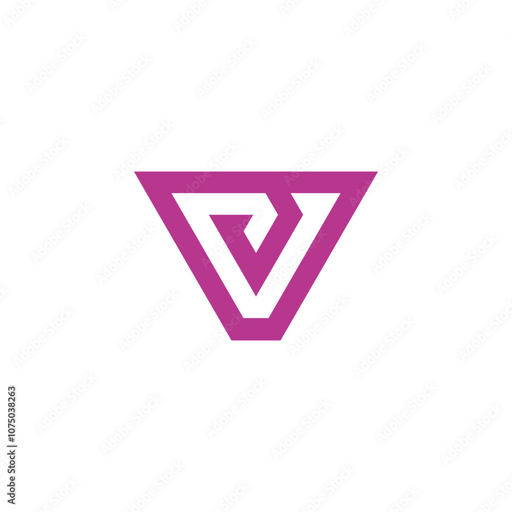 Abstract Geometric Letter V Logo design vector template Abstract Geometric Letter V Logo design vector template