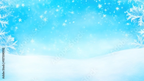 Wallpaper Mural Snowy Background for Seasonal Designs Torontodigital.ca