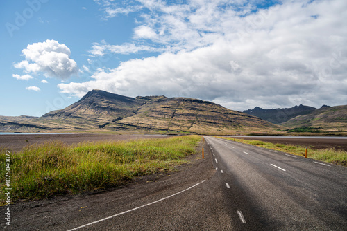 East Fjords Landscape, Iceland photo