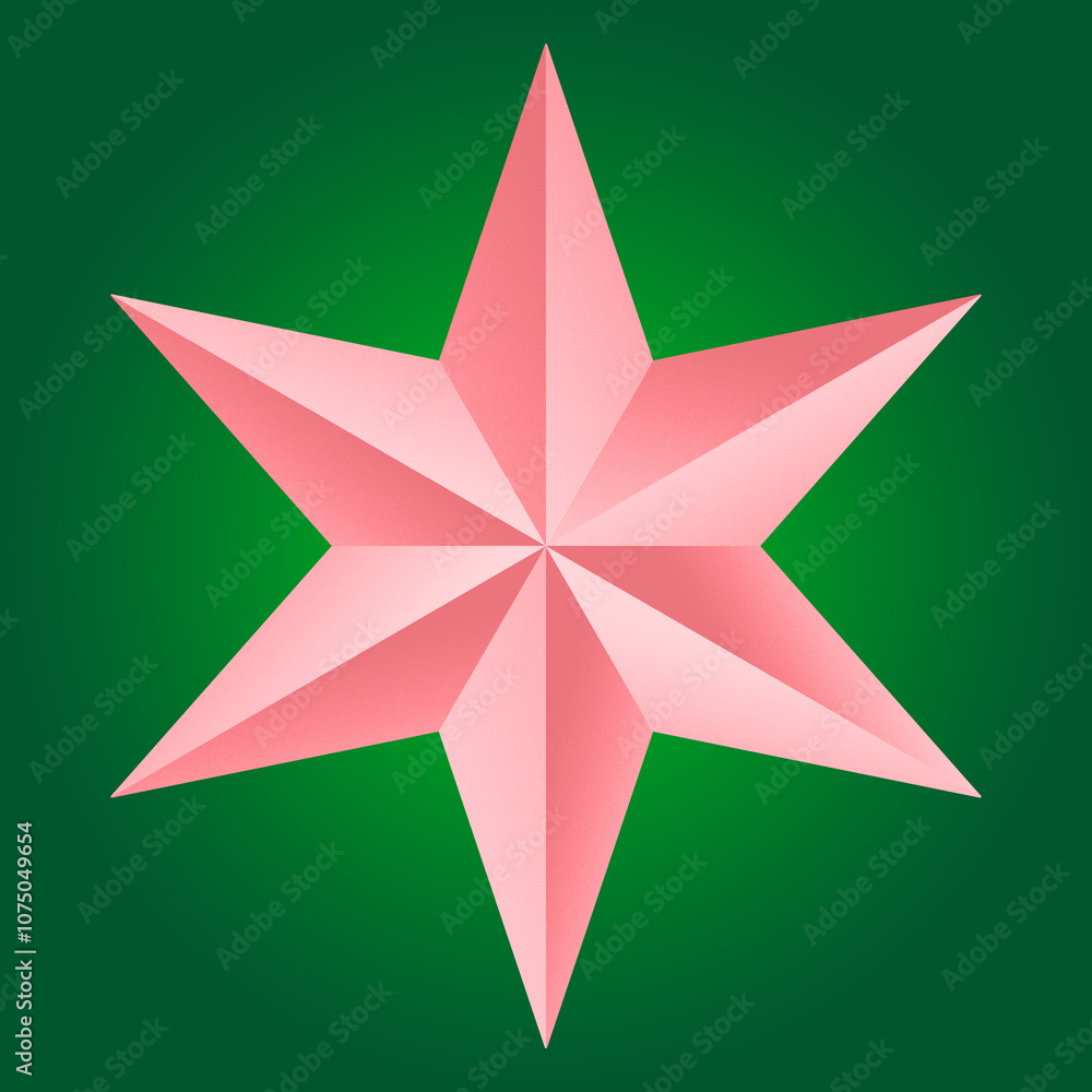 Obraz premium Christmas tree decoration. Star. Christmas toys