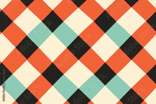 Wallpaper Mural Checkered pattern backgrounds repetition. Torontodigital.ca