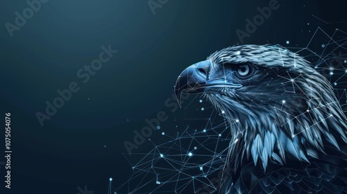 Digital Eagle - A modern perspective of a majestic bird