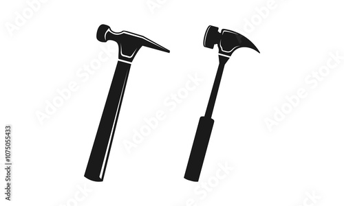 Steel hammer illustration design vector
