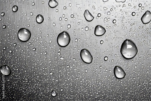 Fototapeta Szara tekstura with grungy metal.