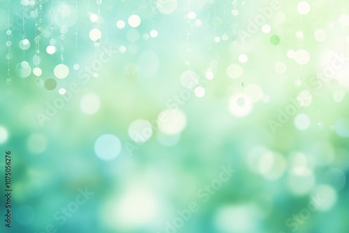 Pastel green bokeh background backgrounds glitter illuminated.