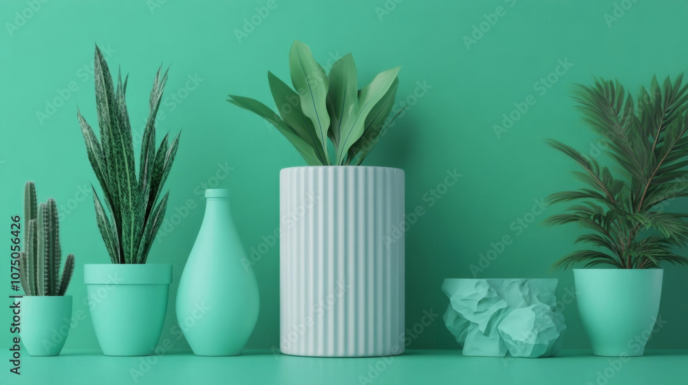 Sustainable Product Lifecycle Concept with Eco-Friendly Icons and 3D Sustainable Product Lifecycle Concept with Eco-Friendly Icons and 3D