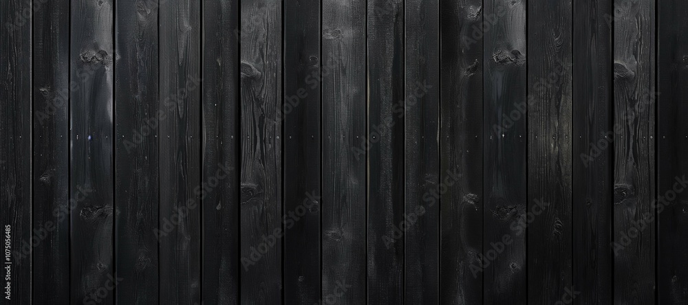 Obraz premium black wood wall texture background 3