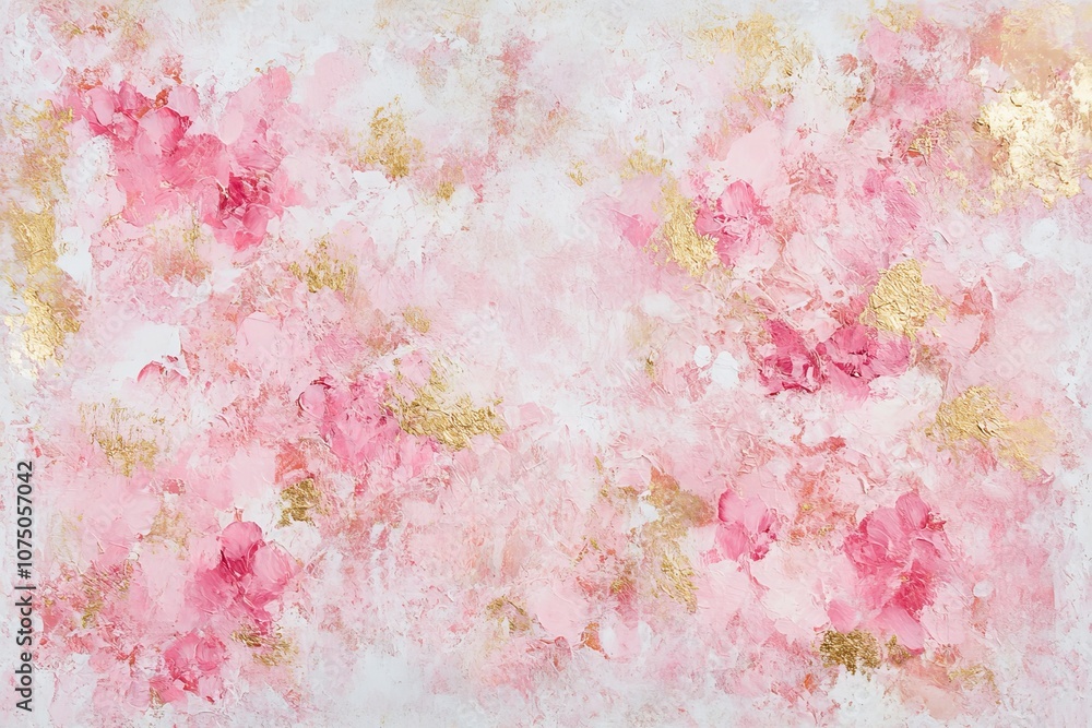 This piece features gold and pink - a cosmetics background generated using stock This piece features gold and pink - a cosmetics background generated using stock