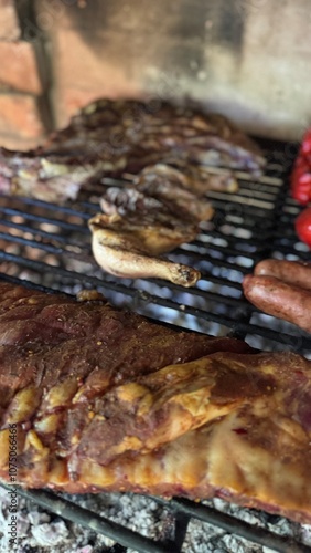 asado argentino, parrila