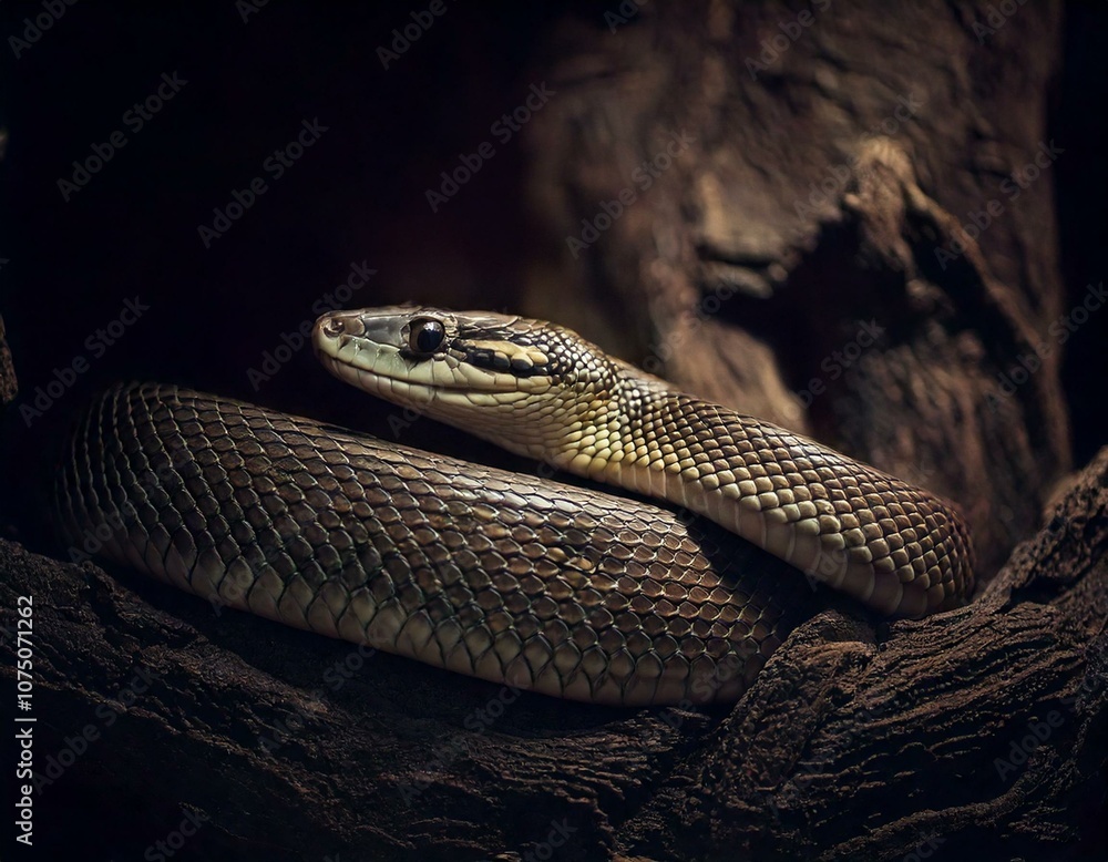 Slithering Snake in Nature Slithering Snake in Nature