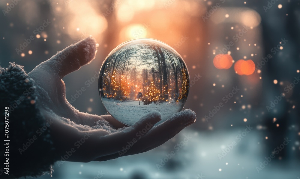 Fototapeta premium blurred background, magical, Christmas atmosphere