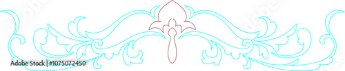 Sketch vector illustration silhouette design ornament decoration accessories classical vintage ethnic traditional chinese