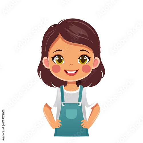 Babysitter Cute Worker Work Job Profession Professional Occupation Cartoon Character
